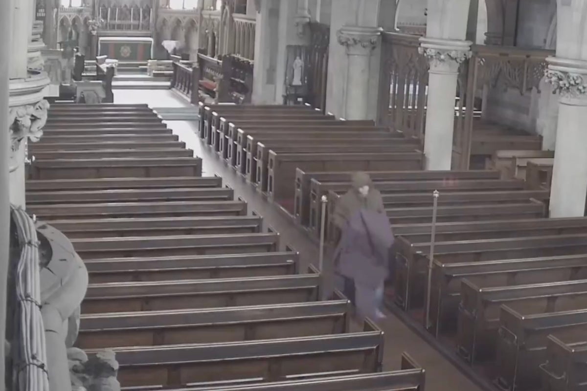 Church ‘violated’ after thief snatches 140 year-old bronze eagle sculpture from lectern