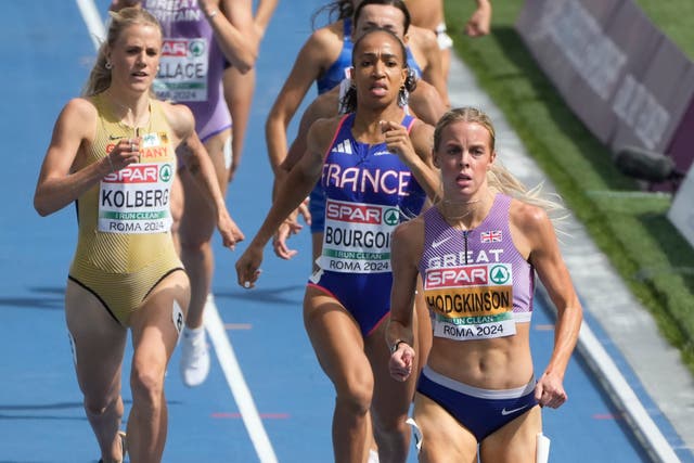 <p>Keely Hodgkinson cruised into the 800m final at the European Athletics Championships</p>