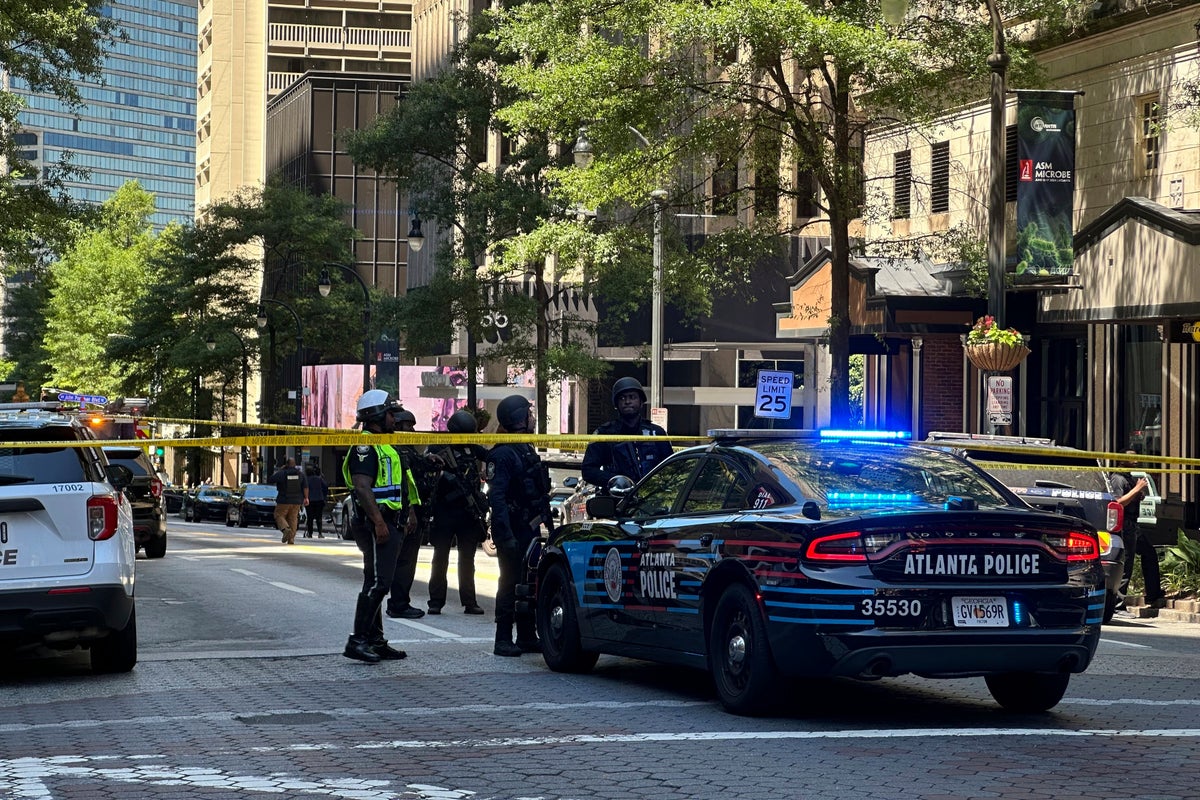 Four people shot in downtown Atlanta food court as police swarm the scene