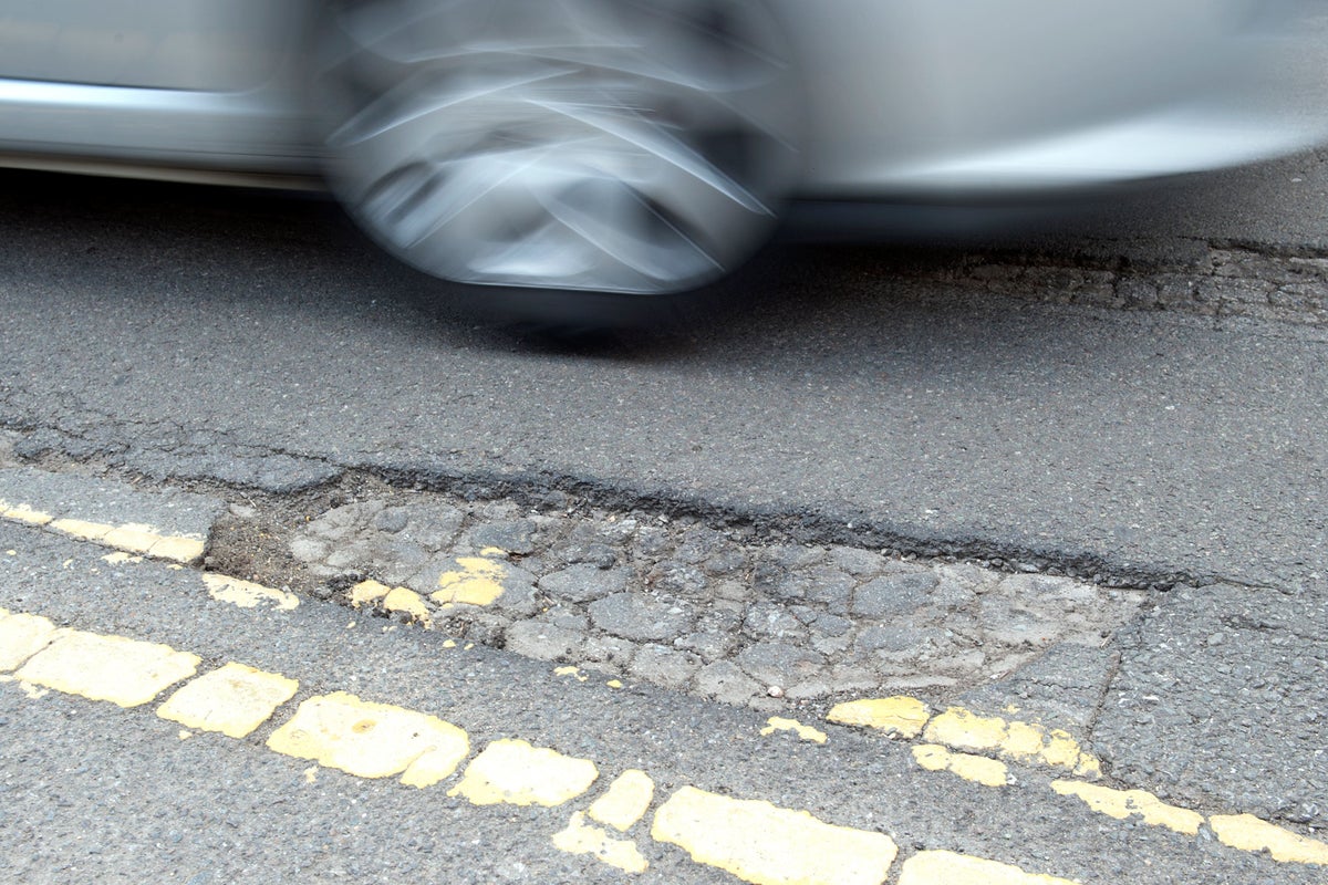 Labour pledges to fix one million potholes every year and turn tide of ‘neglect’