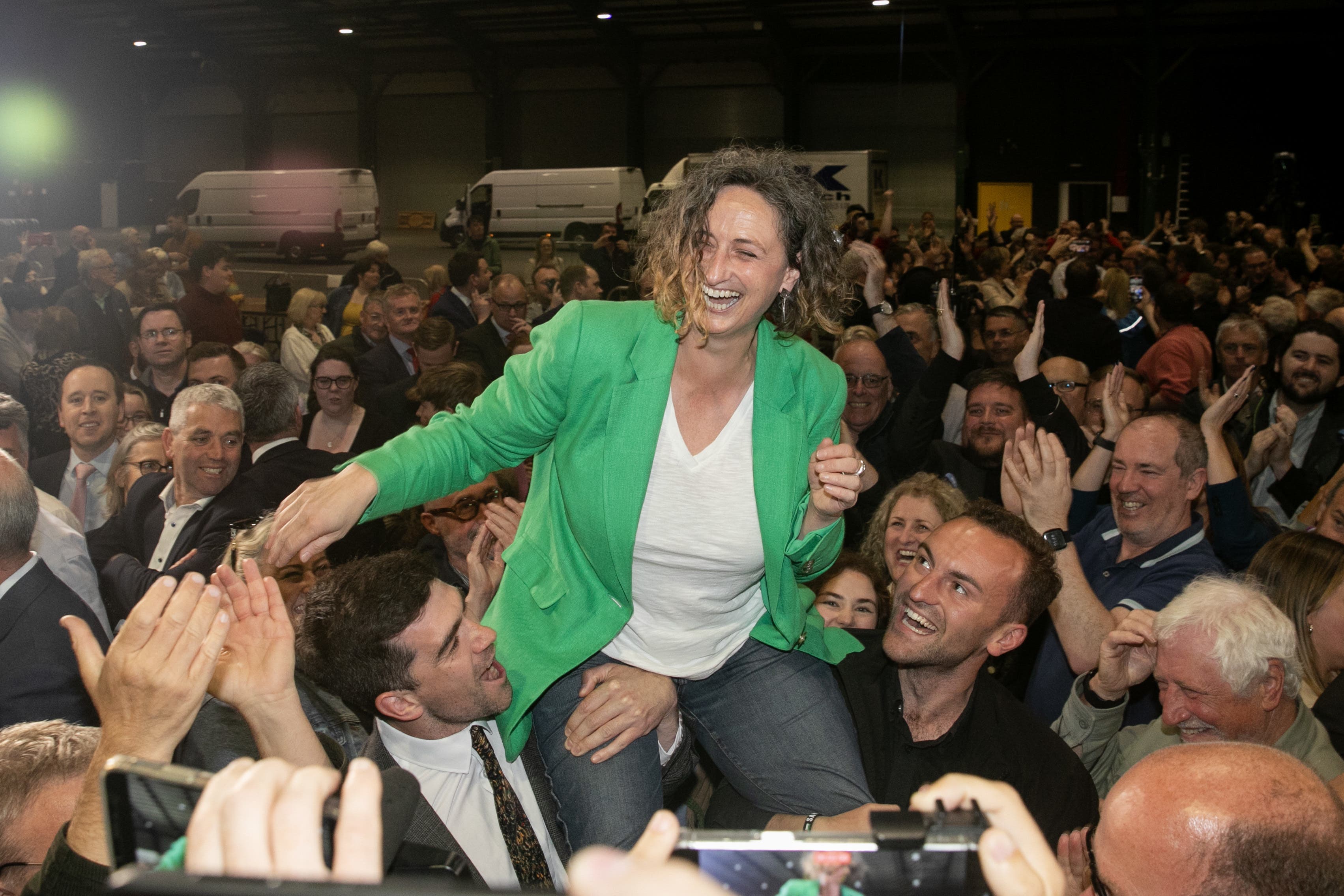 Counting is continuing in the European election in Ireland (Gareth Chaney/PA)