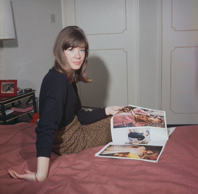 <p>French singer and songwriter Francoise Hardy, circa 1965. </p>