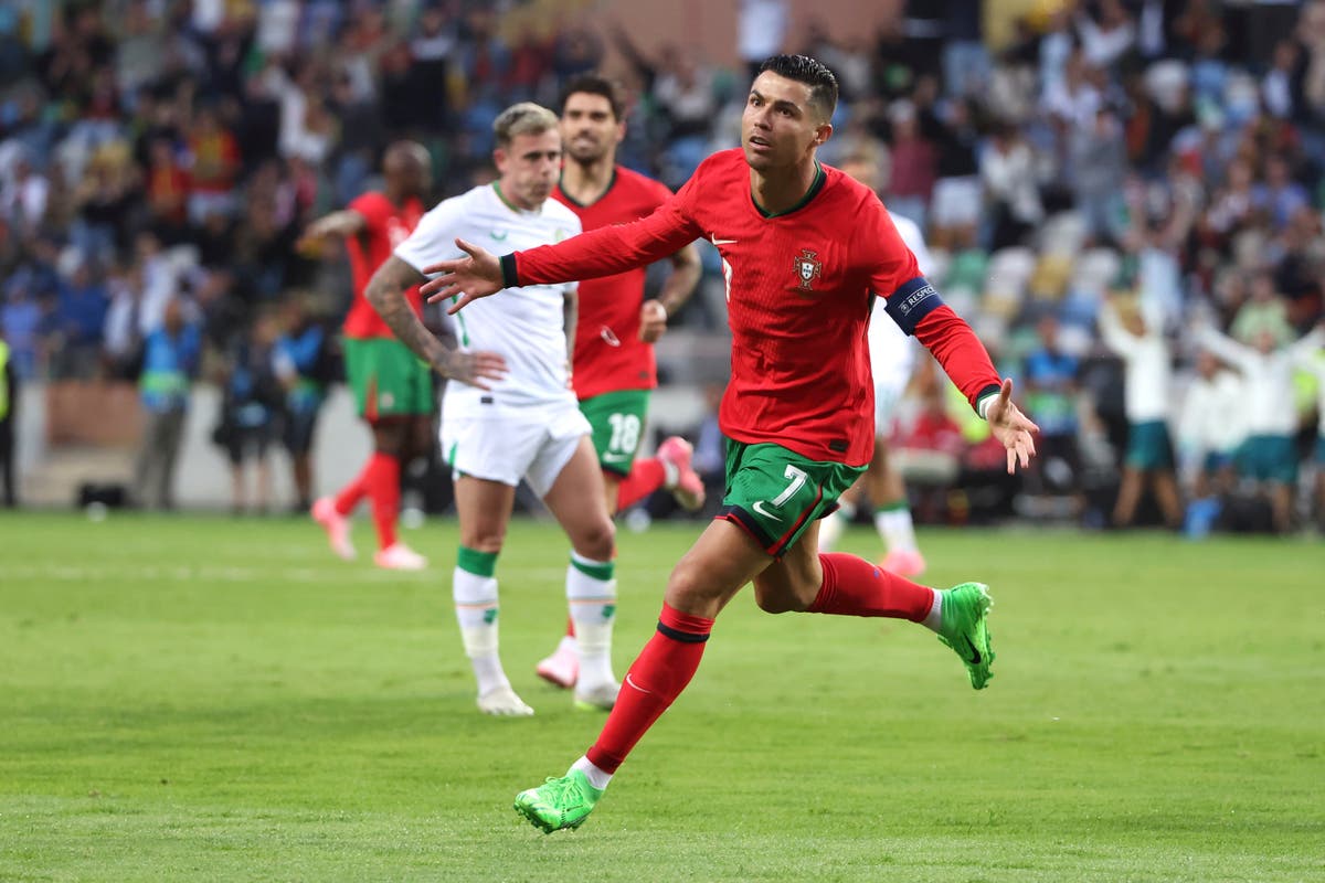 Ronaldo hailed as ‘unbelievable’ after scoring 130th Portugal goal ahead of Euros
