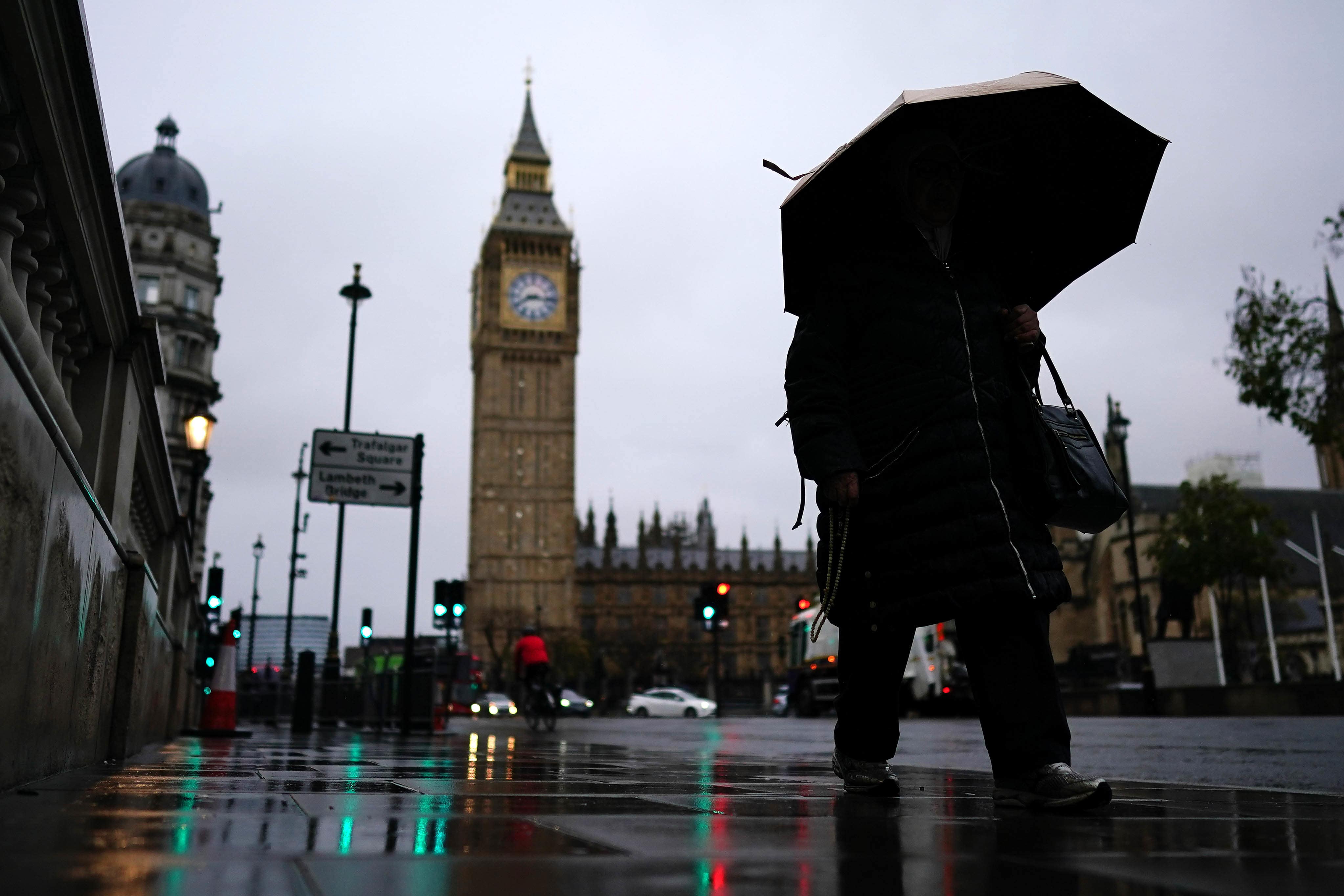 Unusually wet weather in April put the brakes on economic growth (Aaron Chown/PA)