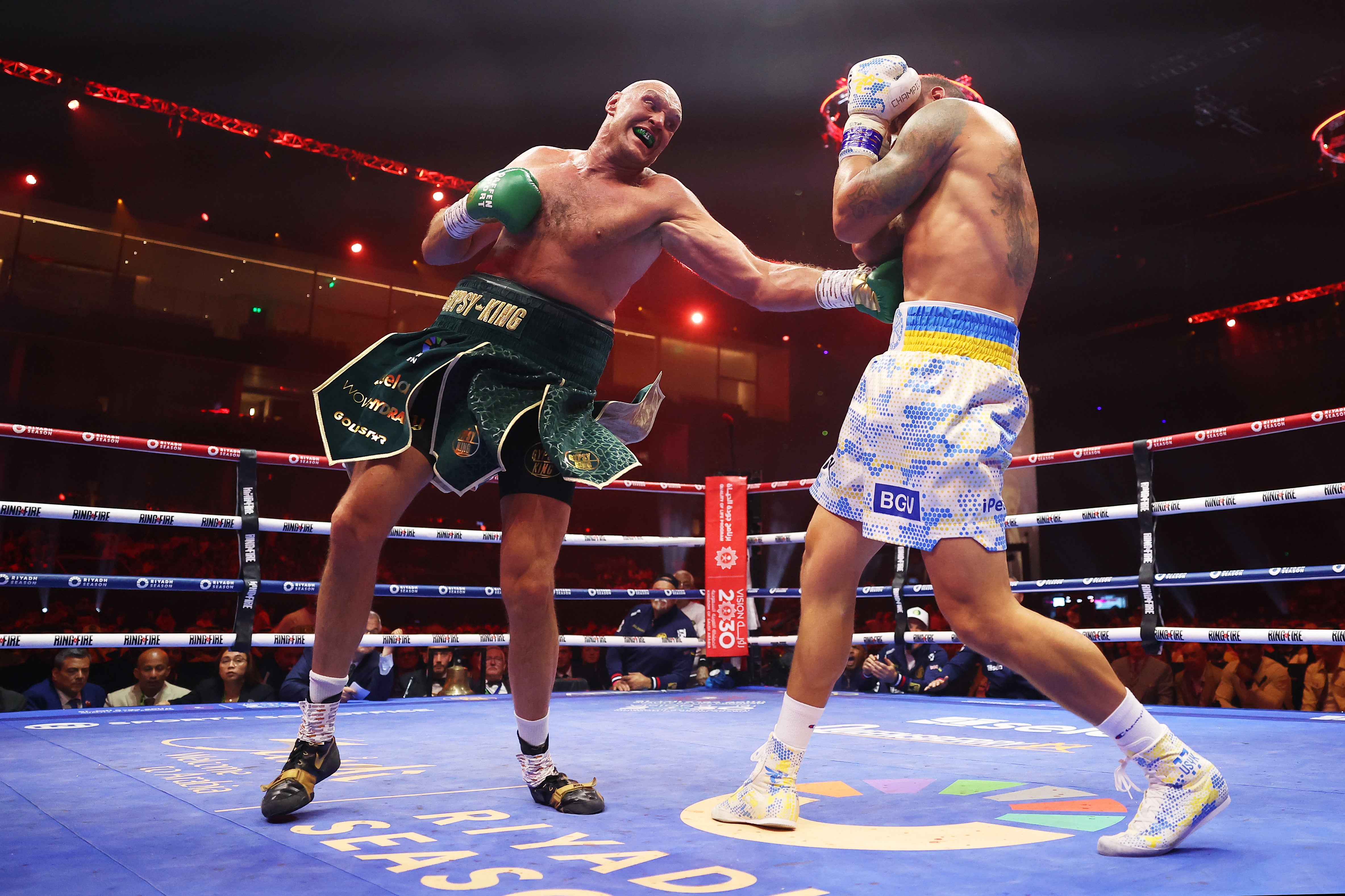Tyson Fury’蝉 fight against Oleksandr Usyk was just one of a number of big-name fights to be held in Riyadh