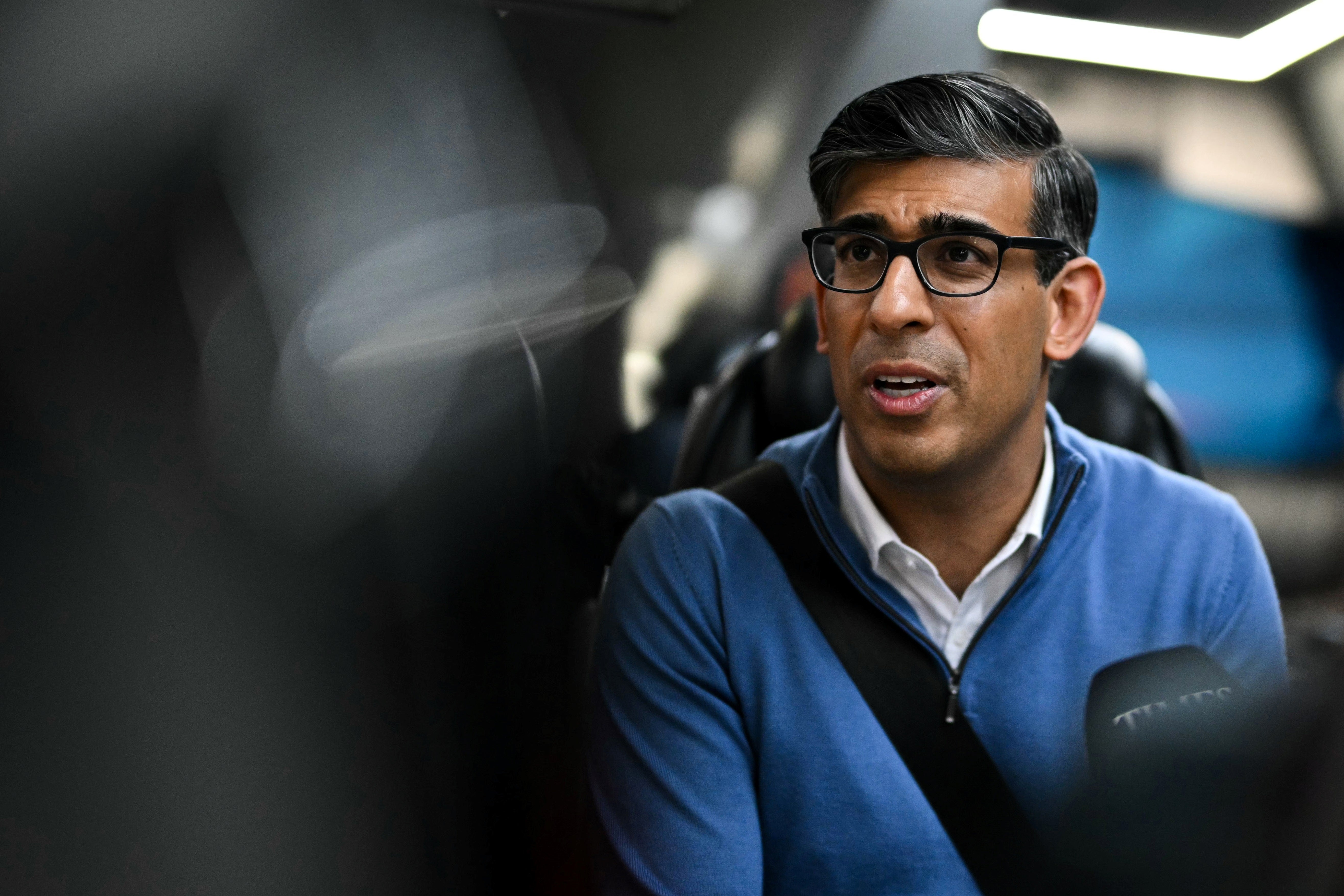 Rishi Sunak was forced to admit he has not given up on the general election after Grant Shapps warned of a Labour ‘supermajority’