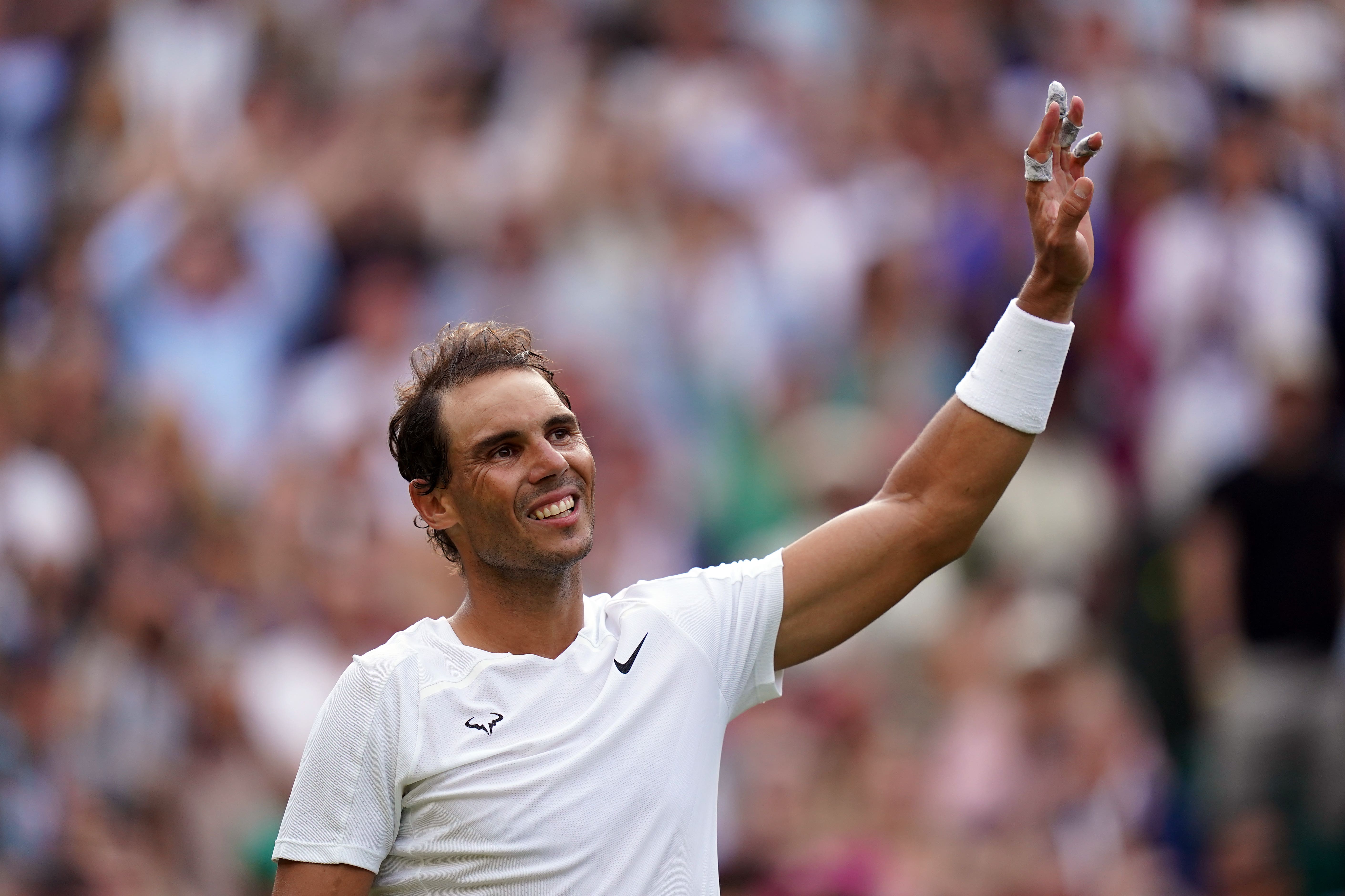 Rafael Nadal looks likely to have played his final match at Wimbledon (Adam Davy/PA)