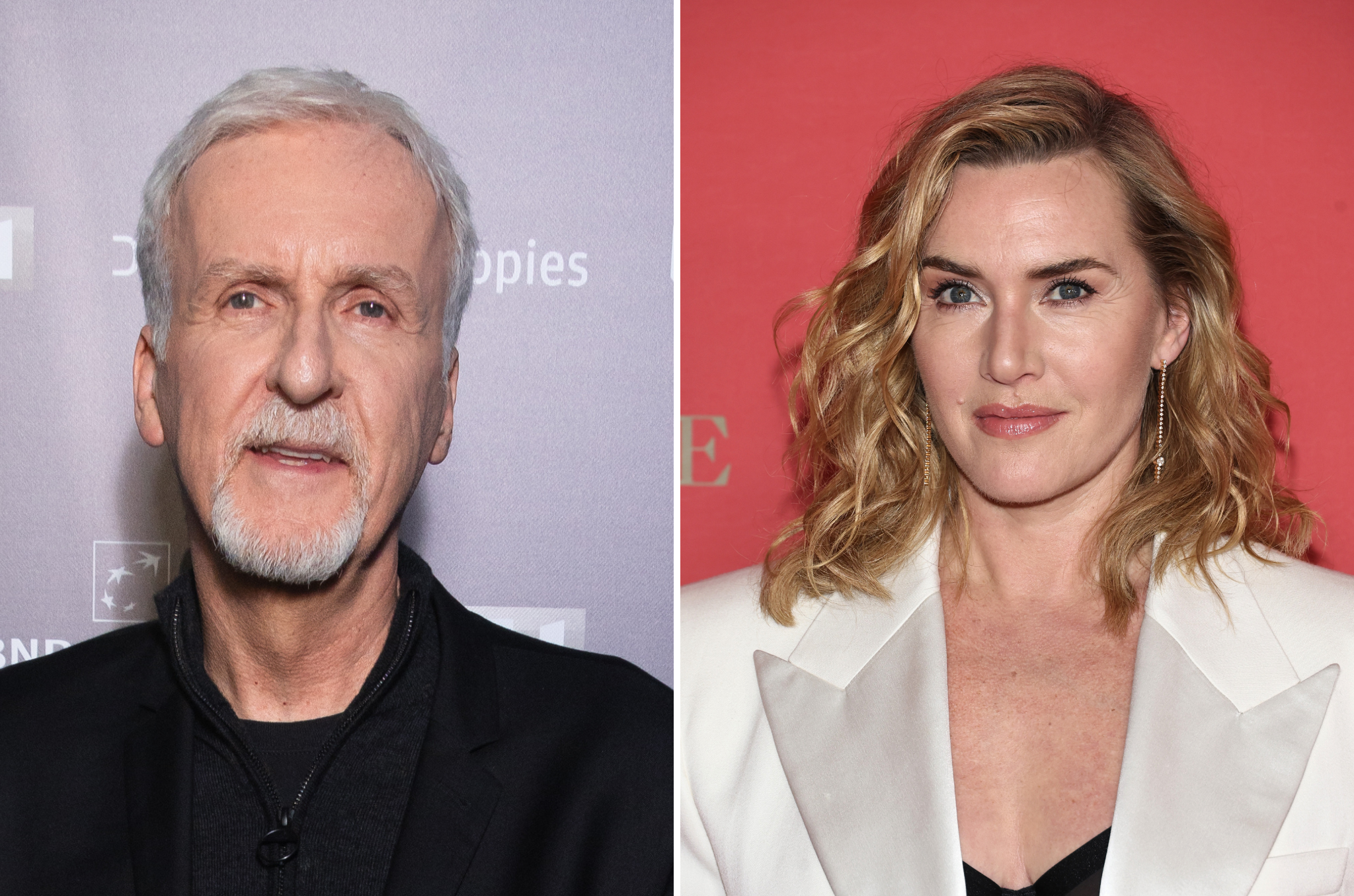 'Ela está muito viva.  Ela entra em uma sala com muita confiança e tem aquela centelha de vida”, disse James Cameron sobre Kate Winslet.