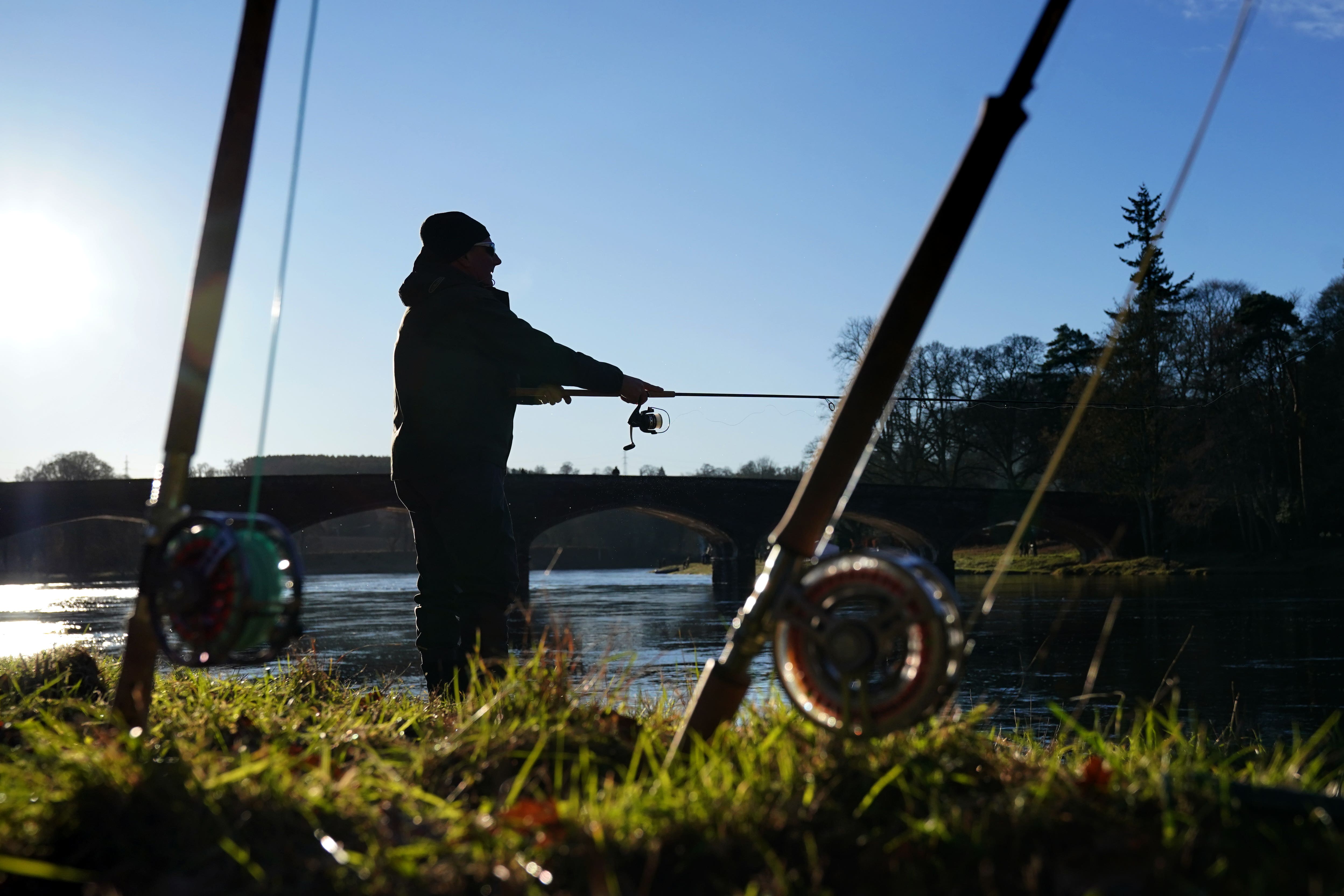 More than 440,000 hours of sewage was released along the nation’s coastline in 2023, according to Friends of the Earth analysis of Environment Agency data last month (Andrew Milligan/PA)