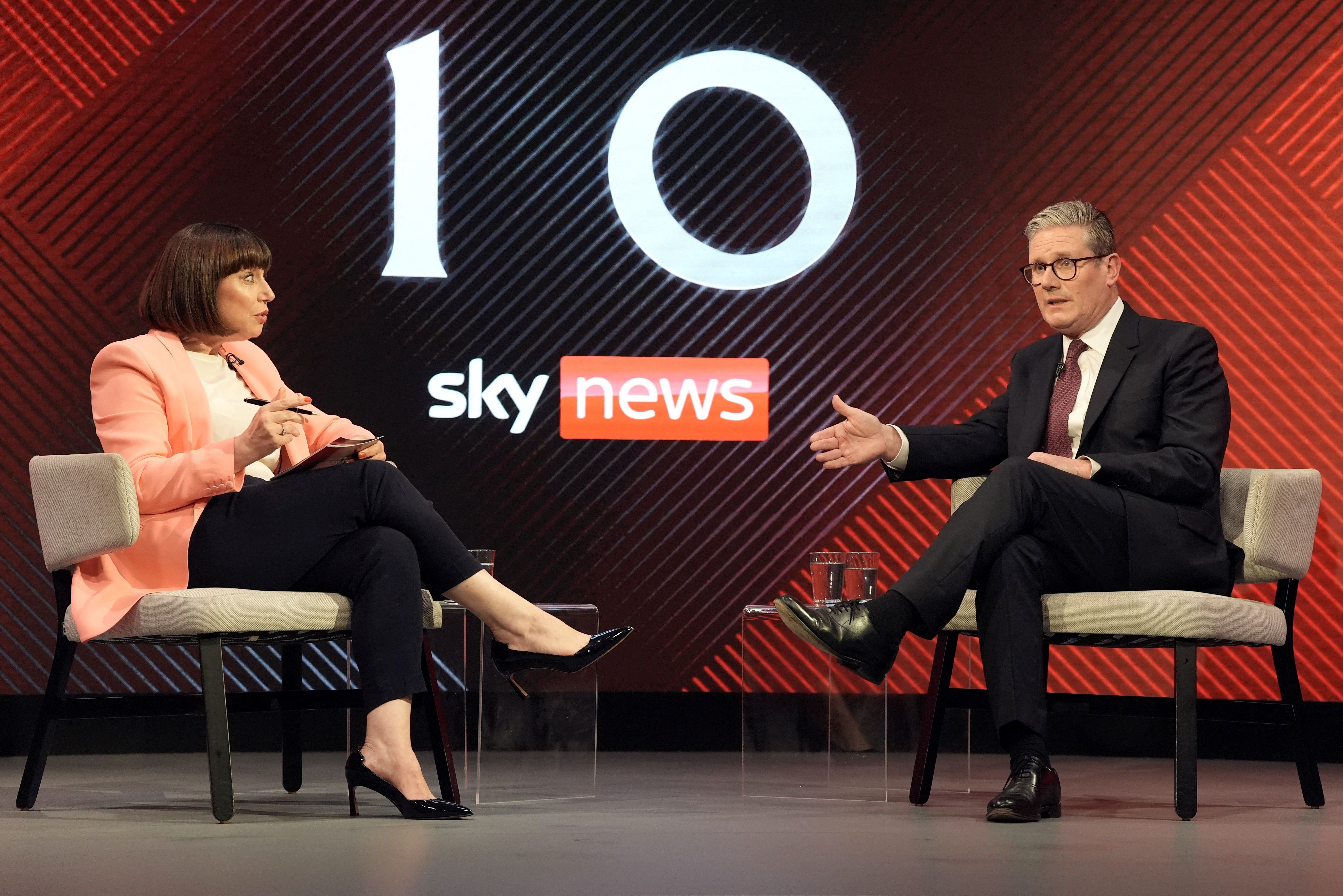 Labour Party leader Keir Starmer was questioned by Sky's political editor Beth Rigby