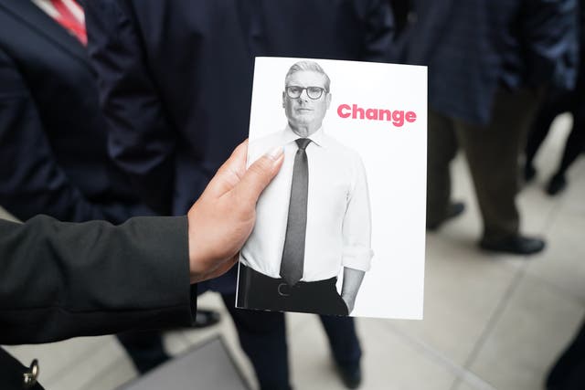 The Labour Party has launched its manifesto in Manchester (Stefan Rousseau/PA)