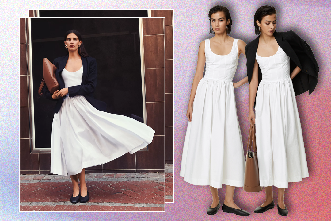 M&S has created the perfect white dress for summer 2024 – and it’s back in stock