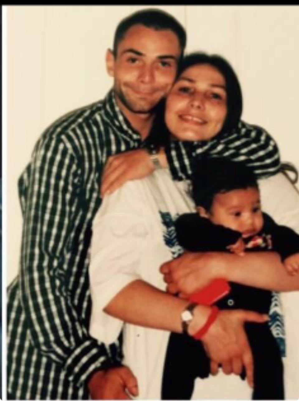 Ali, now 50, with his mother Jacqueline and his younger brother Hamza