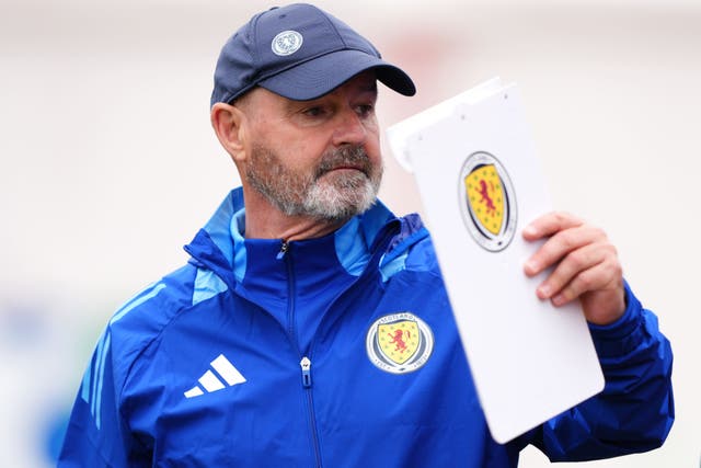 <p>Steve Clarke soon to pick his Scotland side for Euro opener (Andrew Milligan/PA)</p>