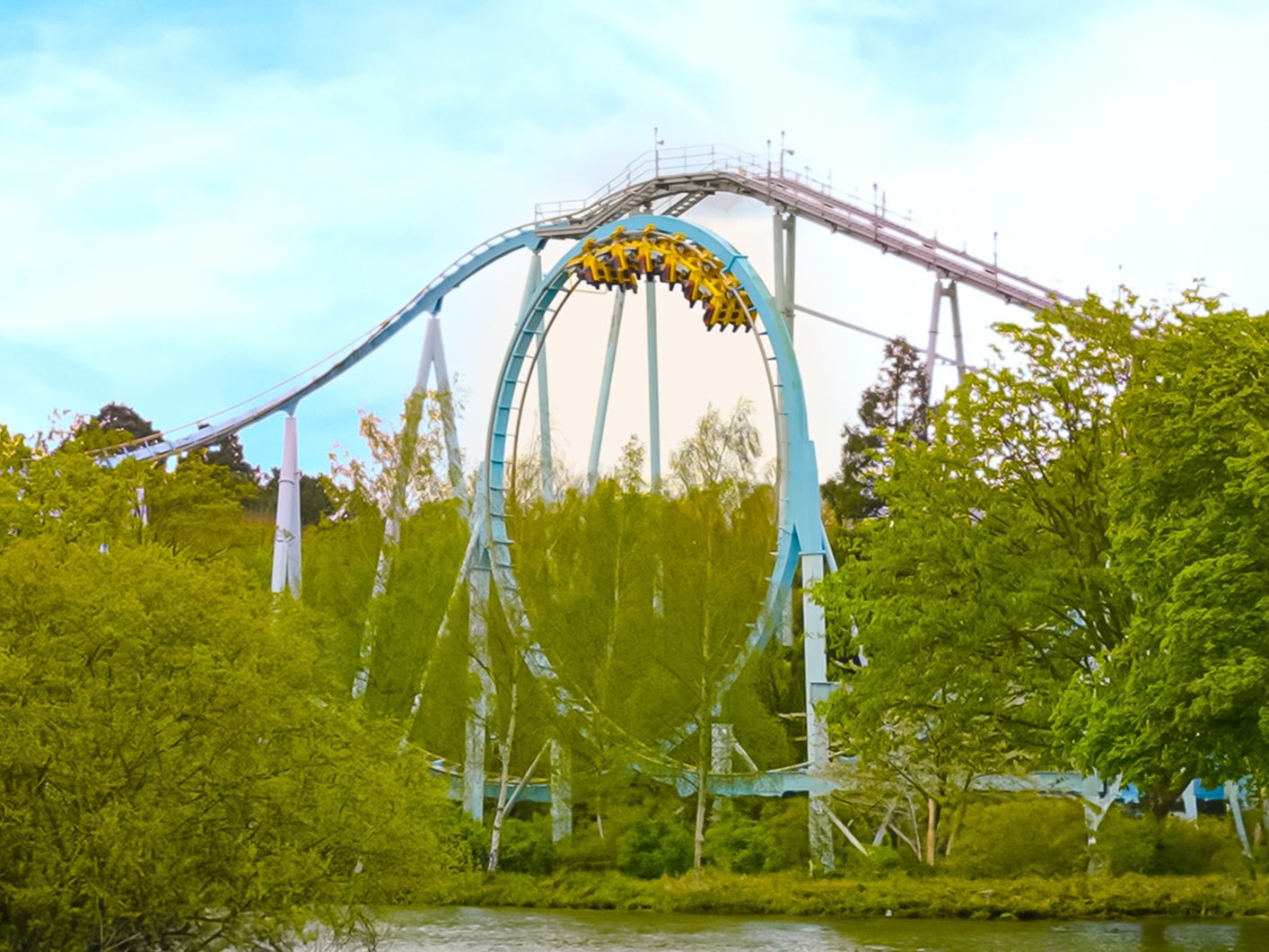 Head to Adventure Cove at Drayton Manor for a ride on The Wave