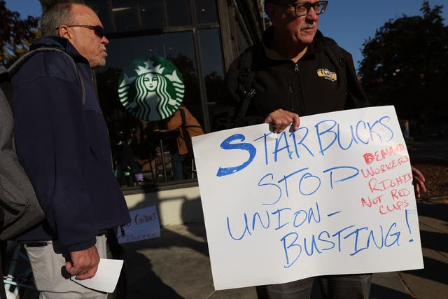 <p>Supreme Court sided with Starbucks in dispute about preliminary injunctions in unionization </p>