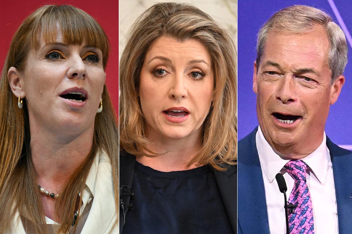 ITV election debate - live: Farage, Mordaunt and Rayner face off as Tories hit lowest poll rating since Truss ITV election debate - live: Farage, Mordaunt and Rayner face off as Tories hit lowest poll rating since Truss