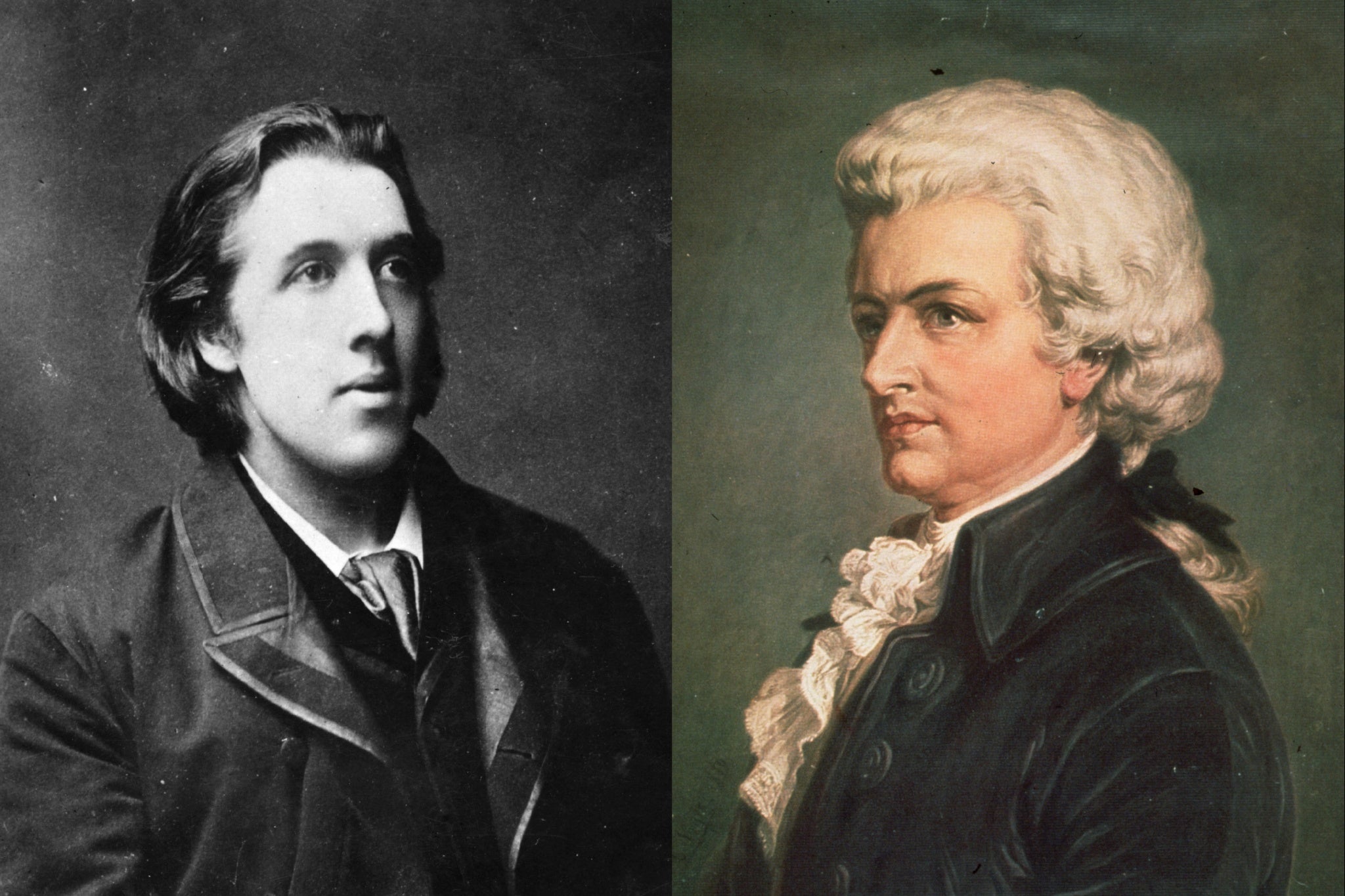 Genius, but cliché: Oscar Wilde and Wolfgang Amadeus Mozart