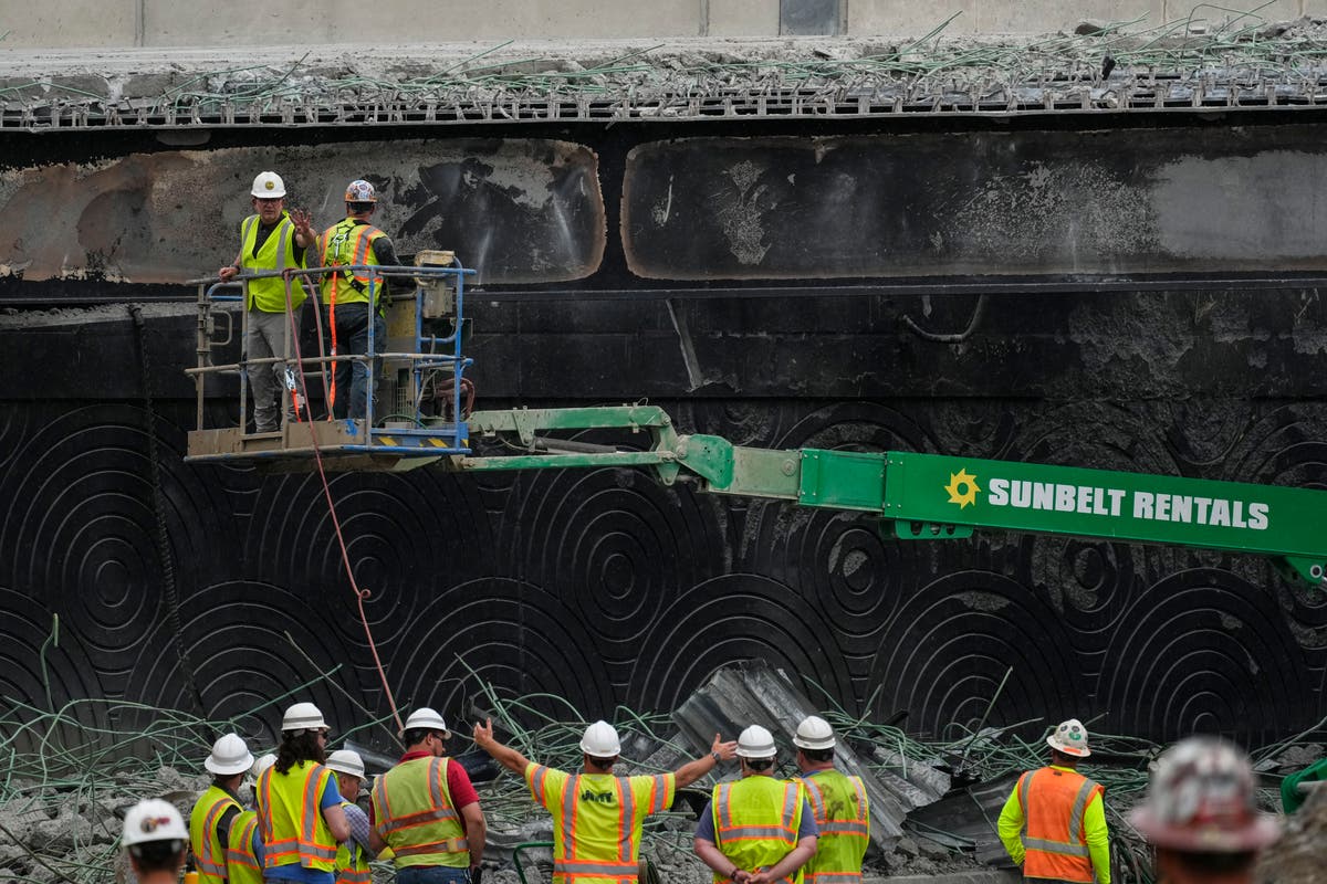 Report says unsecured tanker hatch spilled out gas in crash that destroyed I-95 bridge in Philly Report says unsecured tanker hatch spilled out gas in crash that destroyed I-95 bridge in Philly