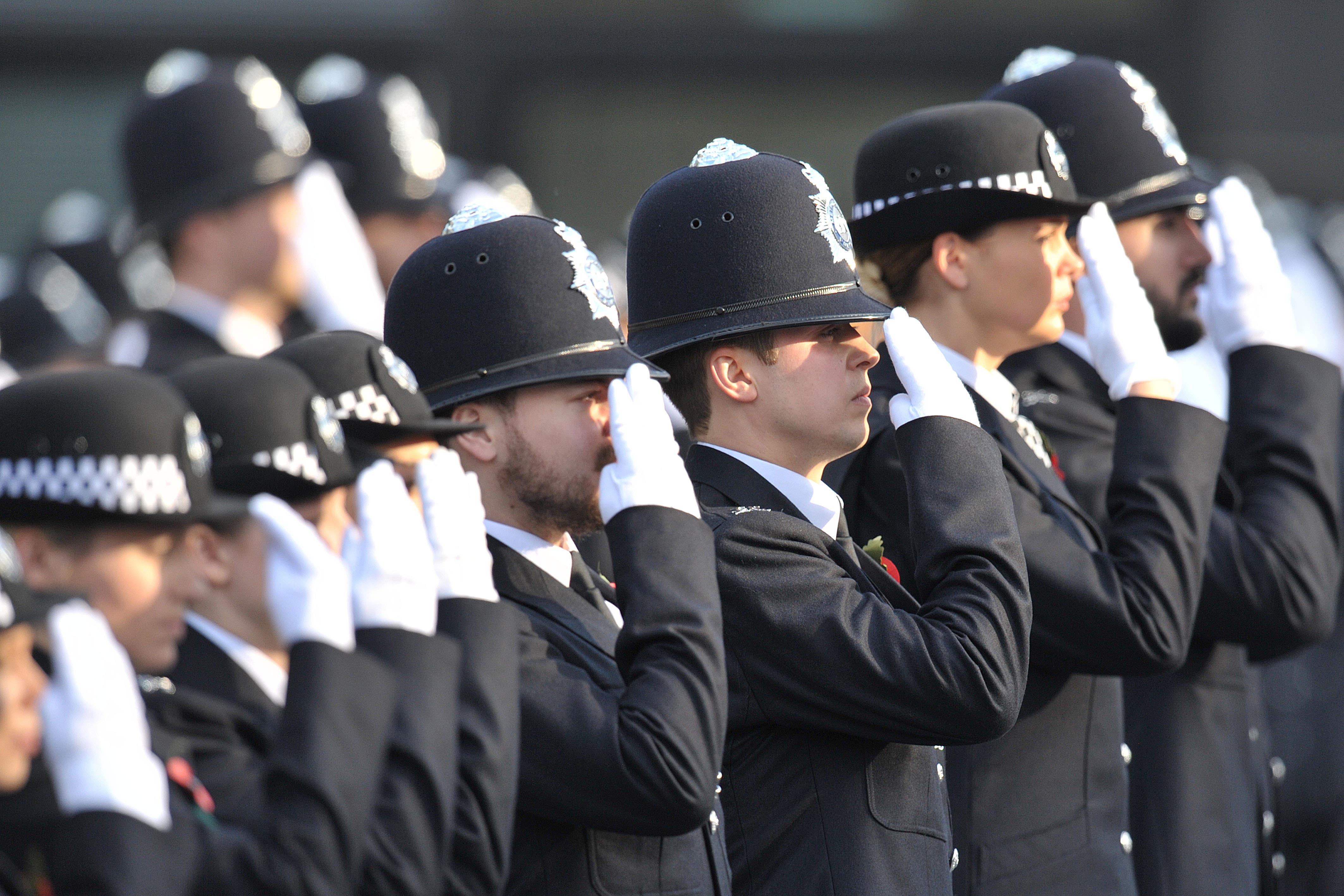 Rishi Sunak spoke about police numbers in Wednesday’s broadcast (Nick Ansell/PA)