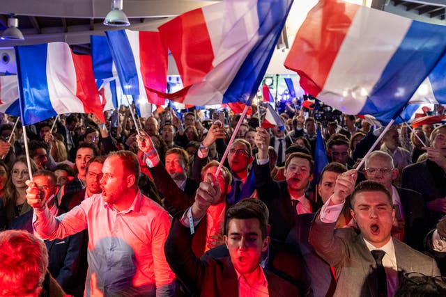 <p>Nearly 40 per cent of young voters aged 18-24 in France cast their ballots for the far right in the recent EU election  </p>