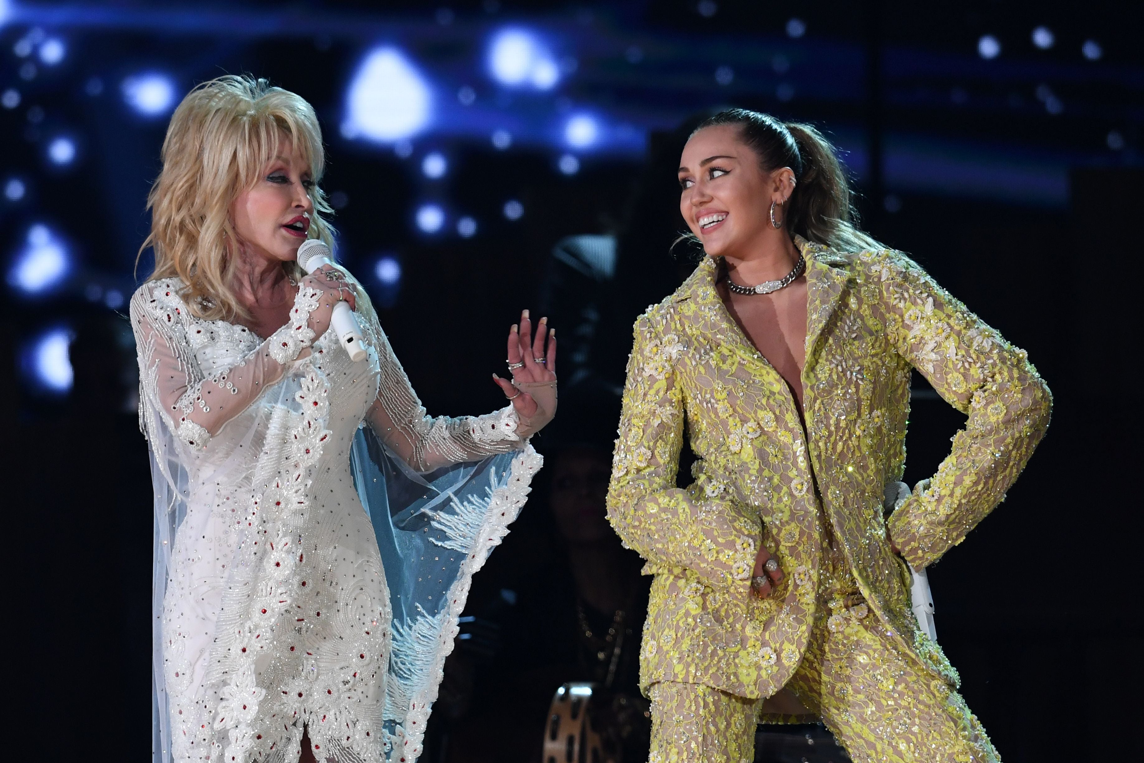 Parton and her goddaughter Miley Cyrus have collaborated on a number of occasions