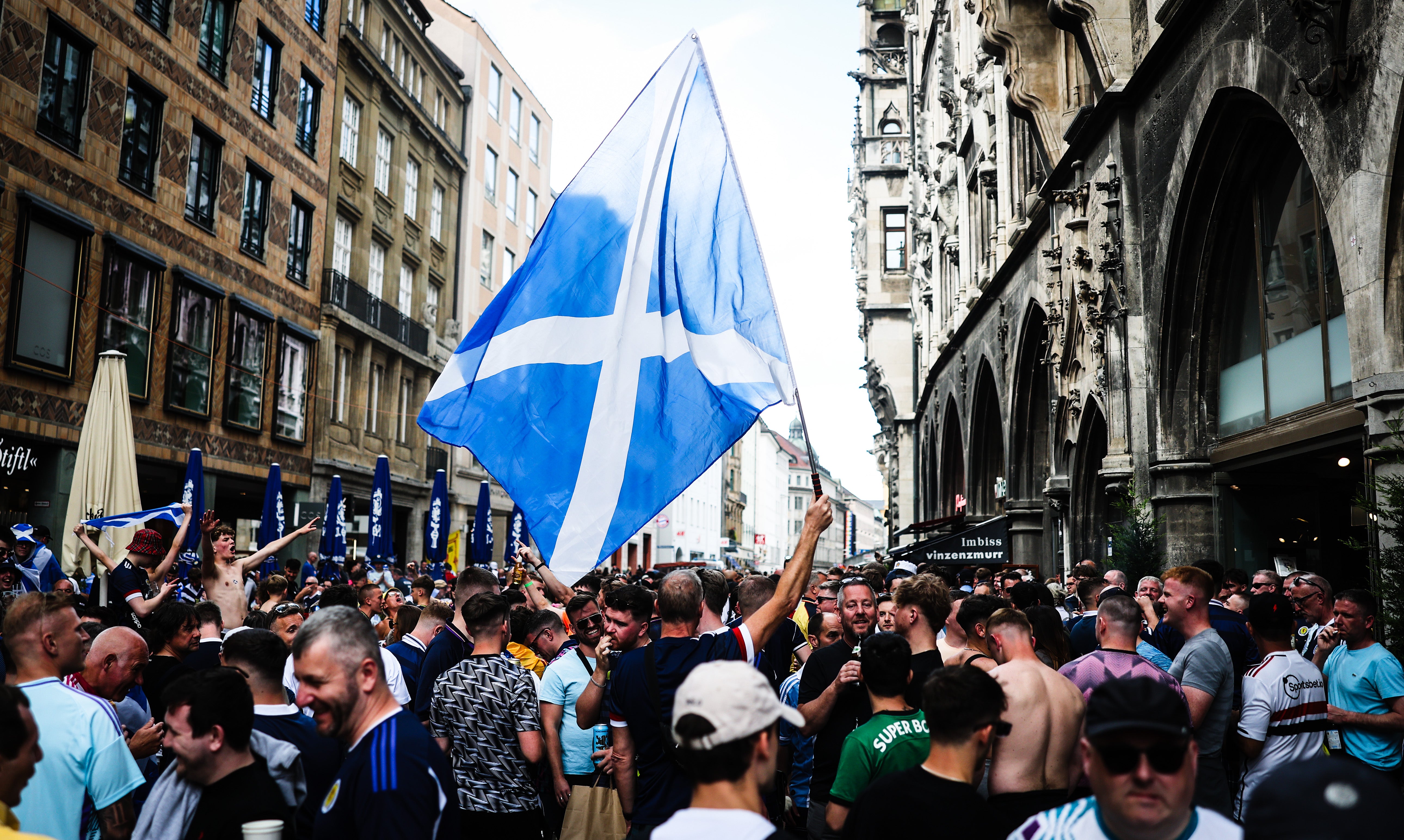 Scotland fans filled the streets of Munich ahead of the tournament opener