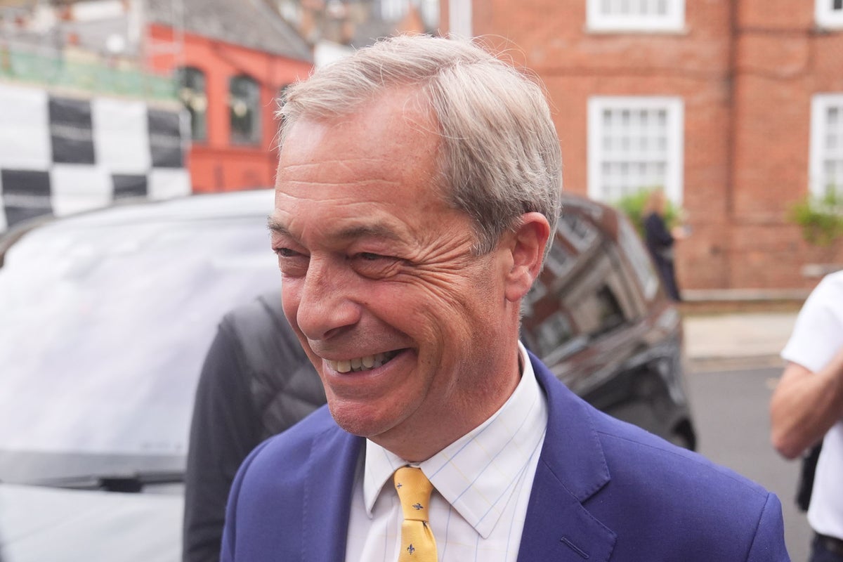 Nigel Farage’s Reform party overtakes Tories for first time in new YouGov poll