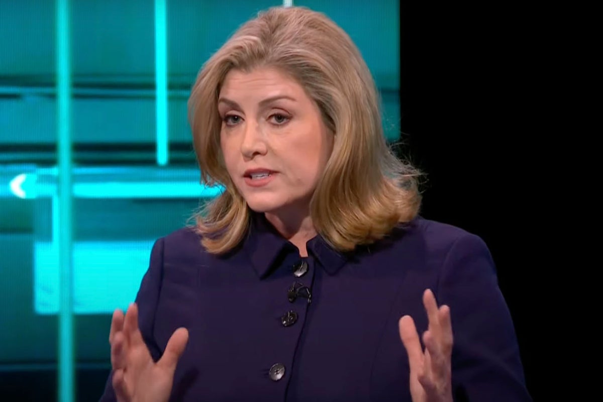 Tories are the underdog in the election, Mordaunt says, as she calls for party to ignore polls and rally