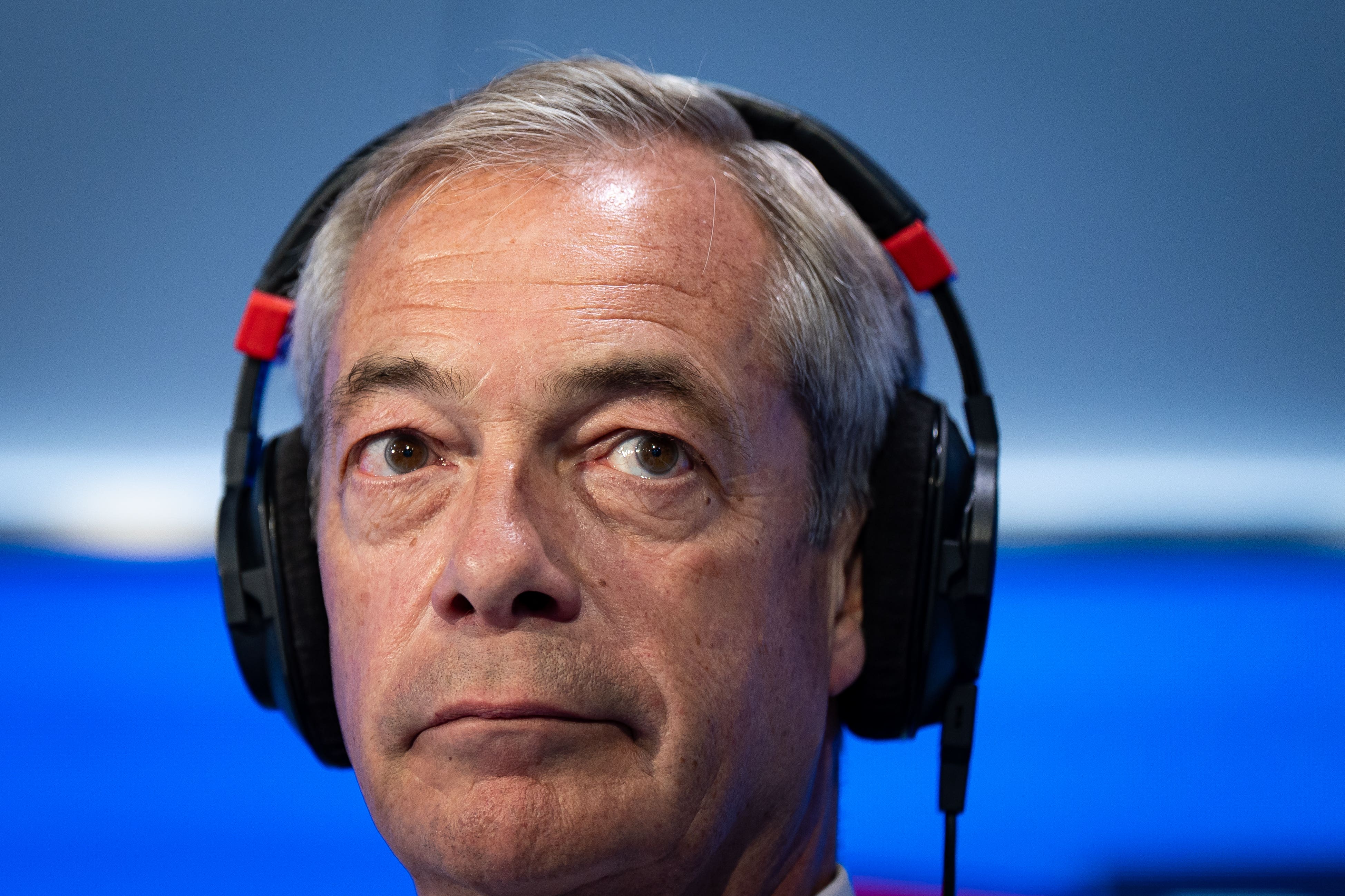 Reform UK leader Nigel Farage said his party is not the main opposition to Labour (Aaron Chown/PA)