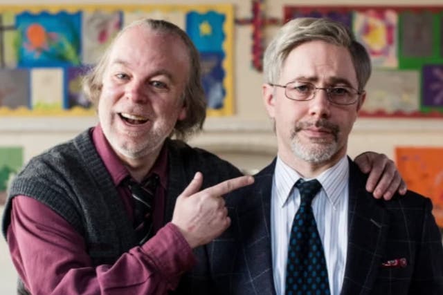 <p>Karma chameleons: Steve Pemberton (left) and Reece Shearsmith created a multitude of characters for the 55 episodes of ‘Inside No 9’</p>