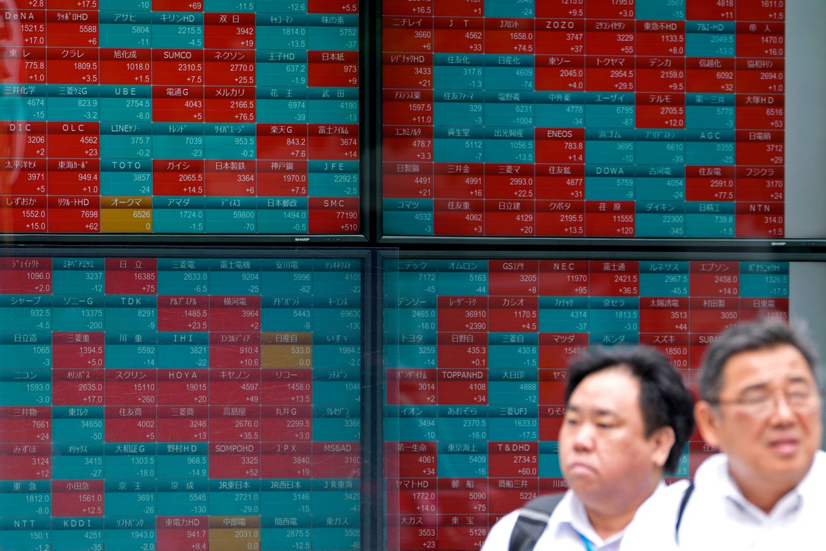 Stock market today: Asian shares mixed after AI hopes nudge Wall St to records. BOJ stands pat