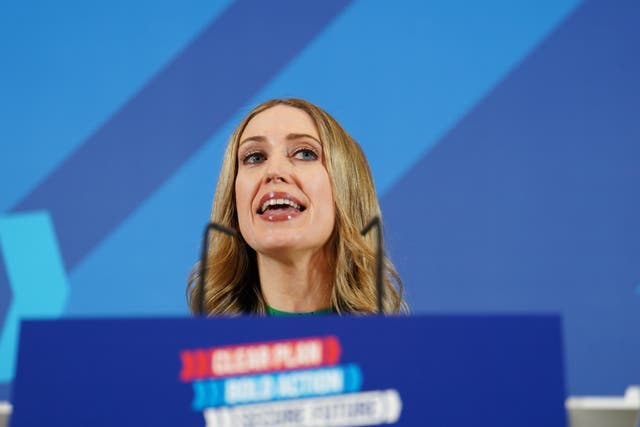 <p>Chief Treasury secretary Laura Trott made a series of claims about Labour this morning </p>