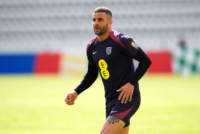 Kyle Walker has been selected as England’s vice-captain (Adam Davy/PA)