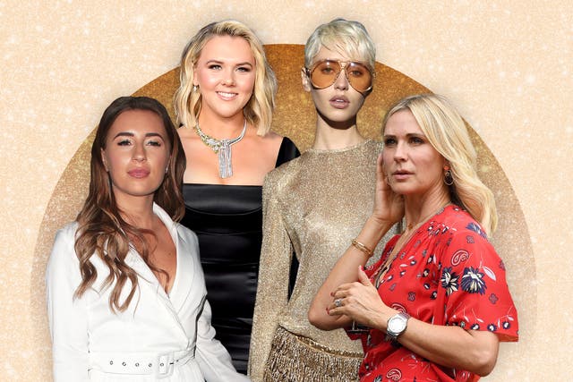 <p>Wives and girlfriends of the England team: Dani Dyer, Katie Kane, Iris Law and Alison Southgate </p>