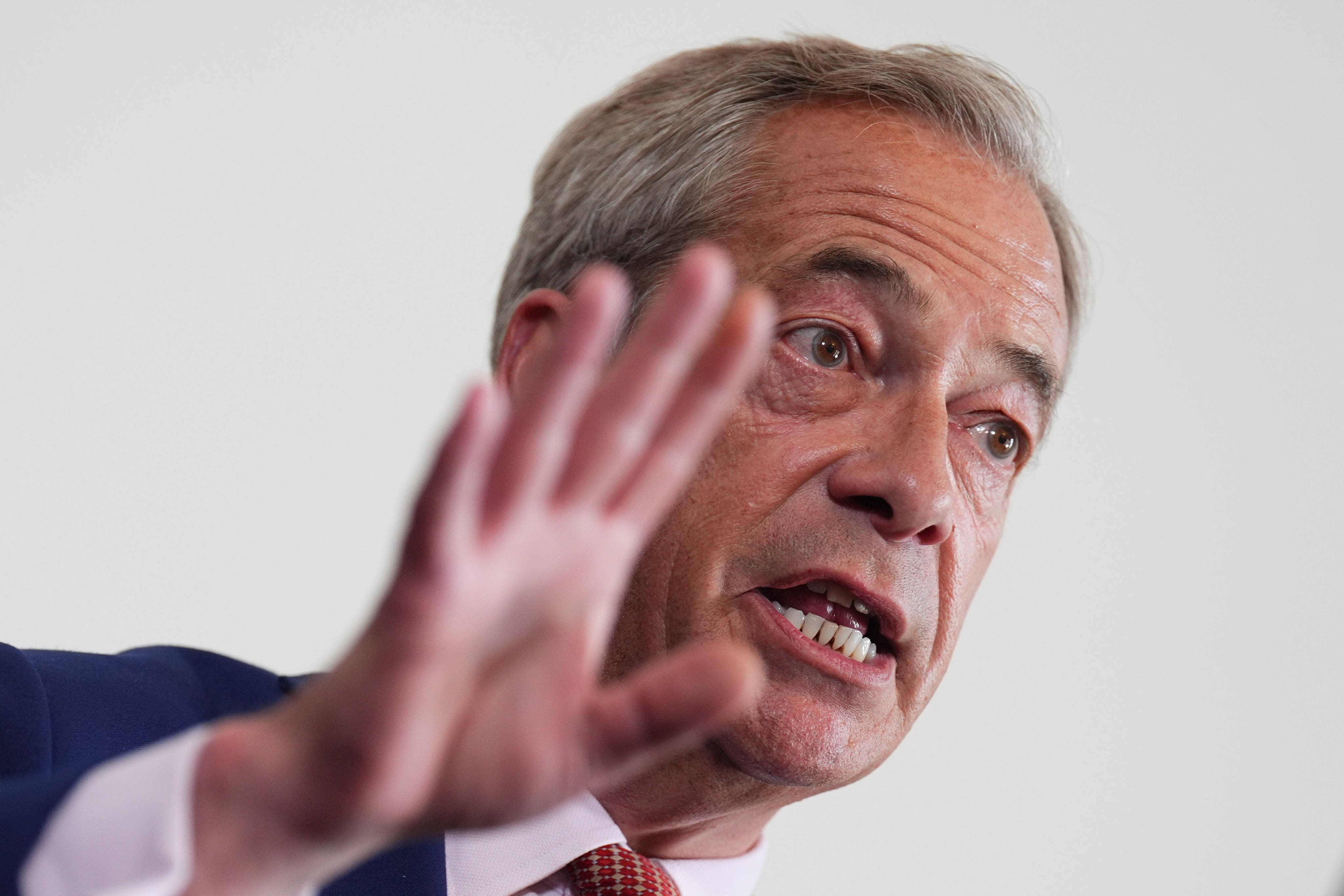 Reform UK leader Nigel Farage says his party will replace the Tories