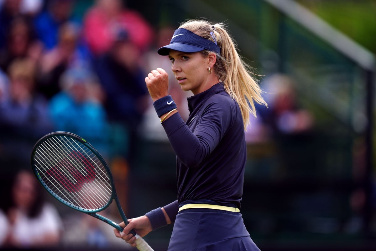 Katie Boulter beats Magdalena Frech to keep Rothesay Open title defence on track