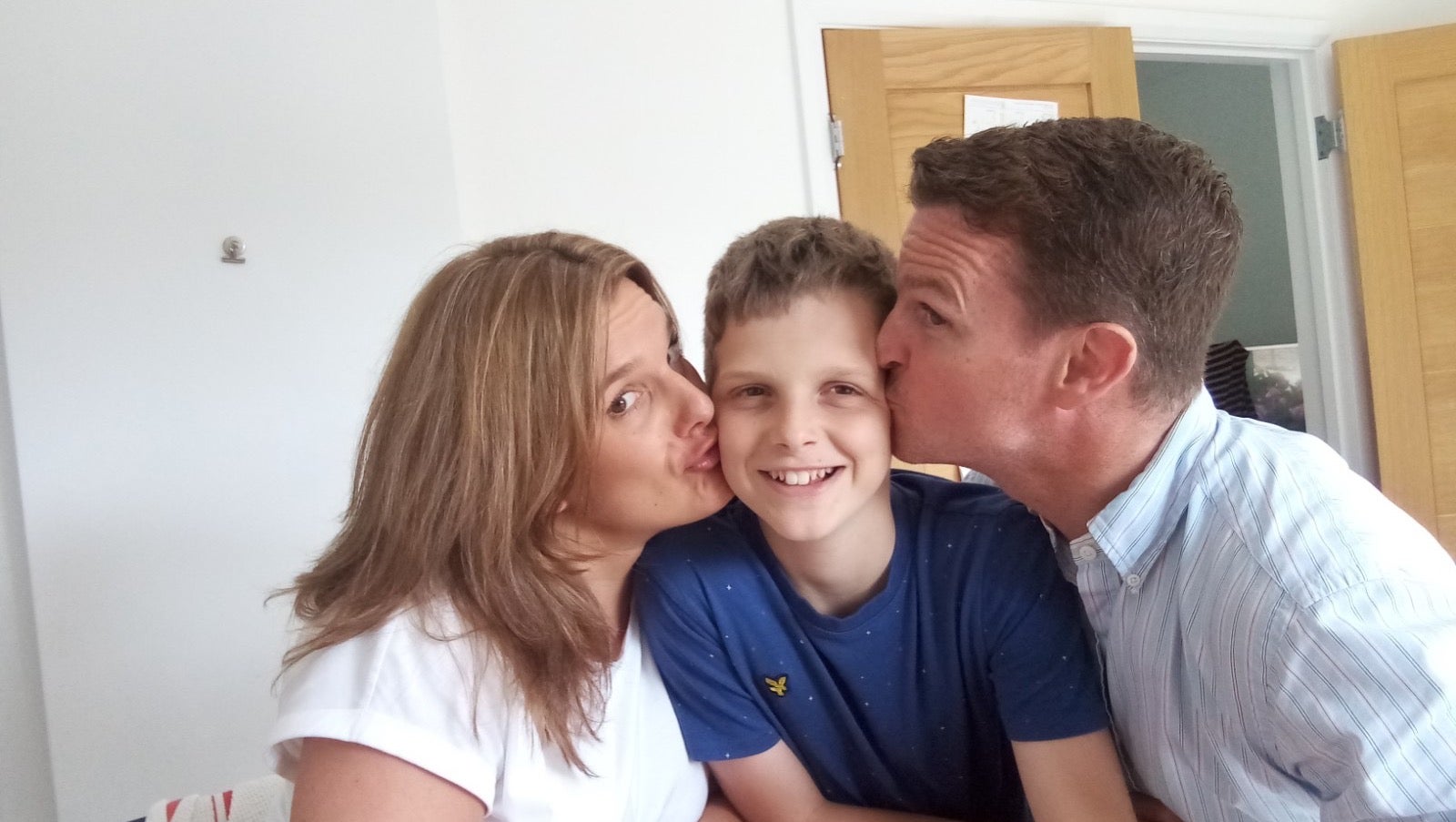 Ellen Roome (pictured with her son Jools, centre, and his father, Matt Sweeney, right) says she does not ‘want anyone else to go through the horrific pain of losing a child’