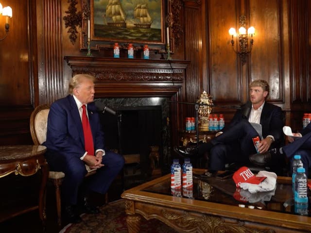 <p>Donald Trump talks to YouTuber Logan Paul on his ‘Impaulsive’ podcast</p>