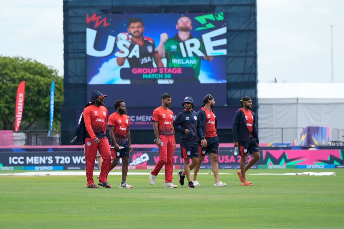 Hosts USA progress but Ireland eliminated from T20 World Cup after Florida wash out