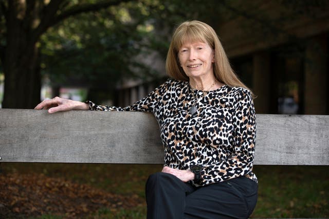 <p>Lynn Conway at the University of Michigan in August 2023</p>