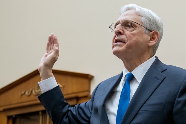 <p>Attorney General Merrick Garland. DOJ officials say they will not pursue a criminal case against him </p>
