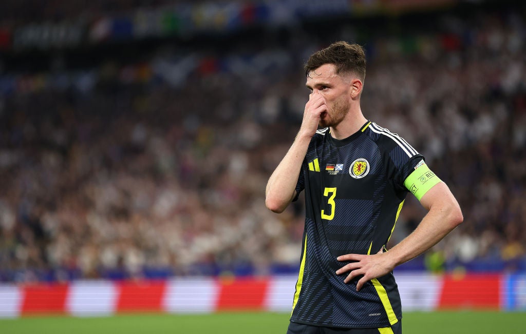 Andy Robertson’s side were torn apart by Germany’s brilliant attack