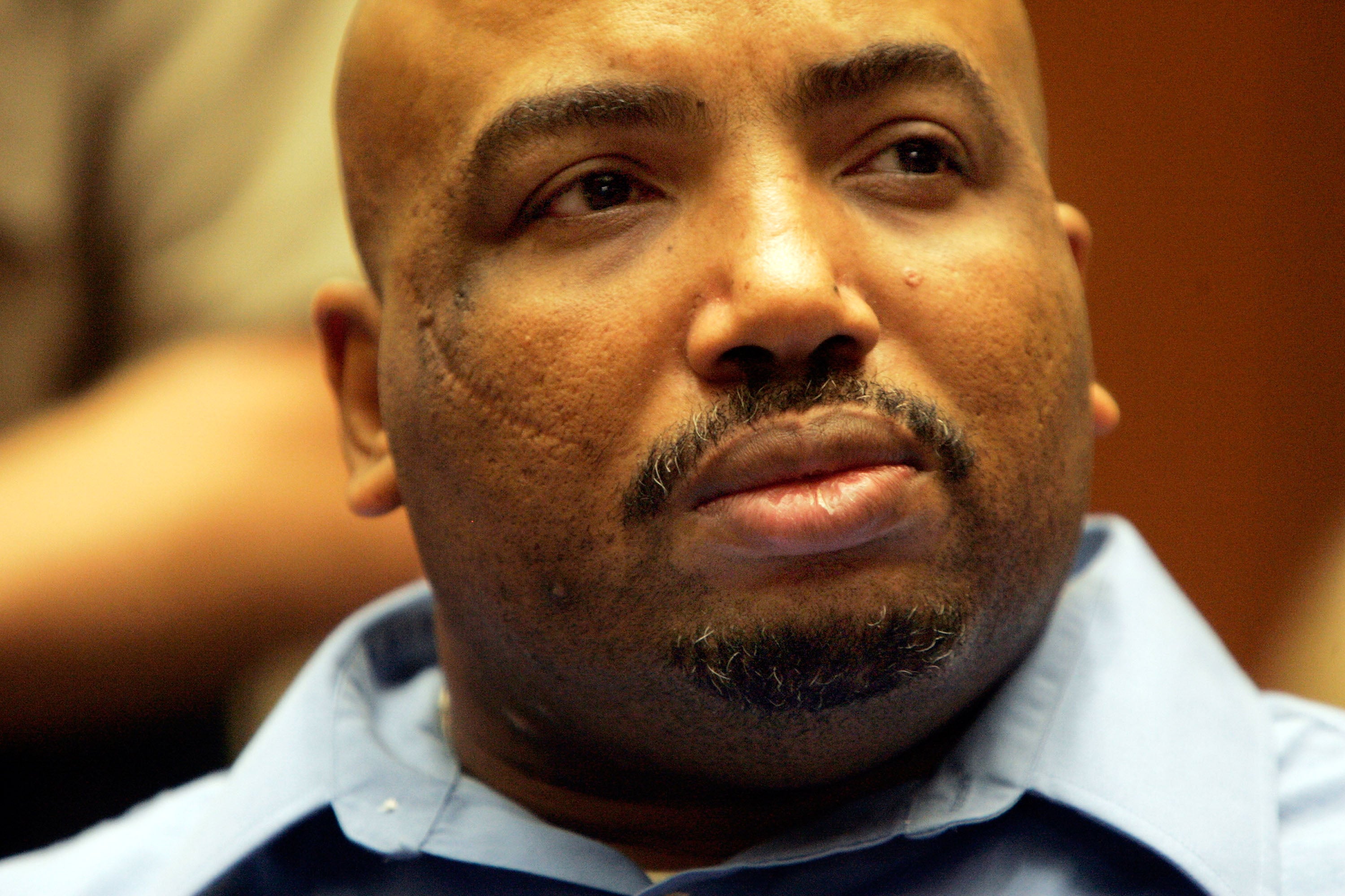 Chester Dewayne Turner listens as a jury hands down a death sentence to Turner on murder charges in Superior Court May 15, 2007 in Los Angeles, California