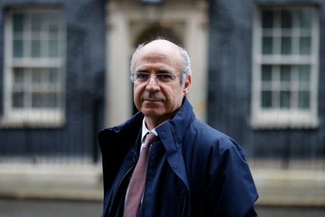 <p>Sir Bill Browder is pictured in front of Downing Street in 2022 </p>