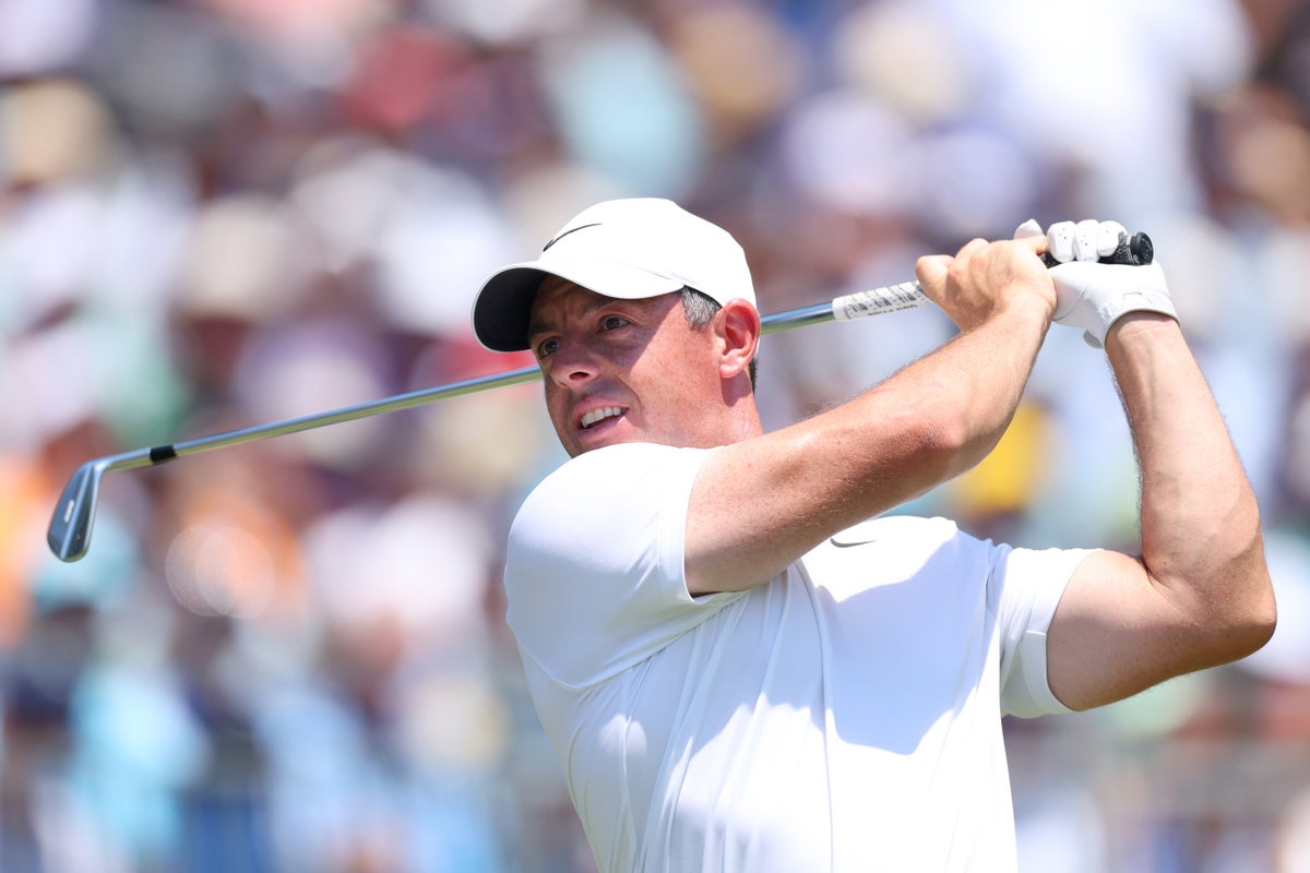 Rory McIlroy remains in contention for US Open title after mixed second round