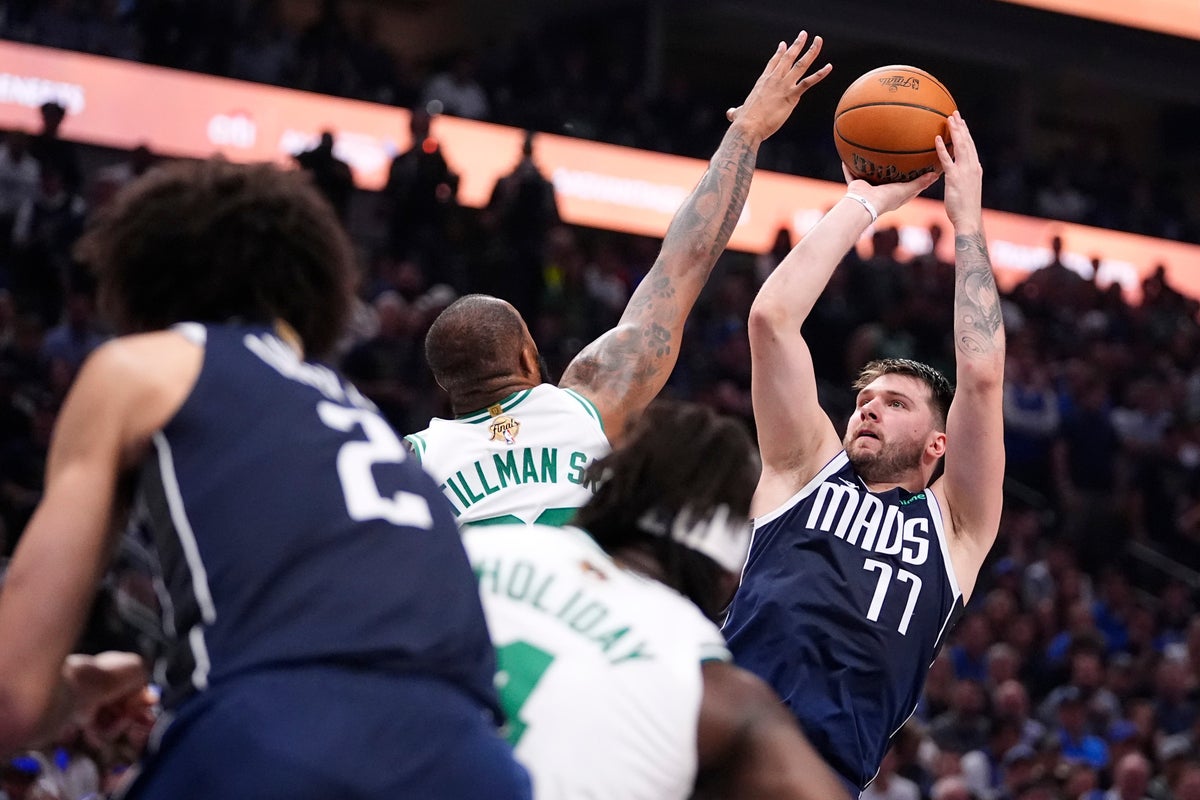 Dallas Mavericks eclipse Boston Celtics 122-84 to get first win of NBA Finals