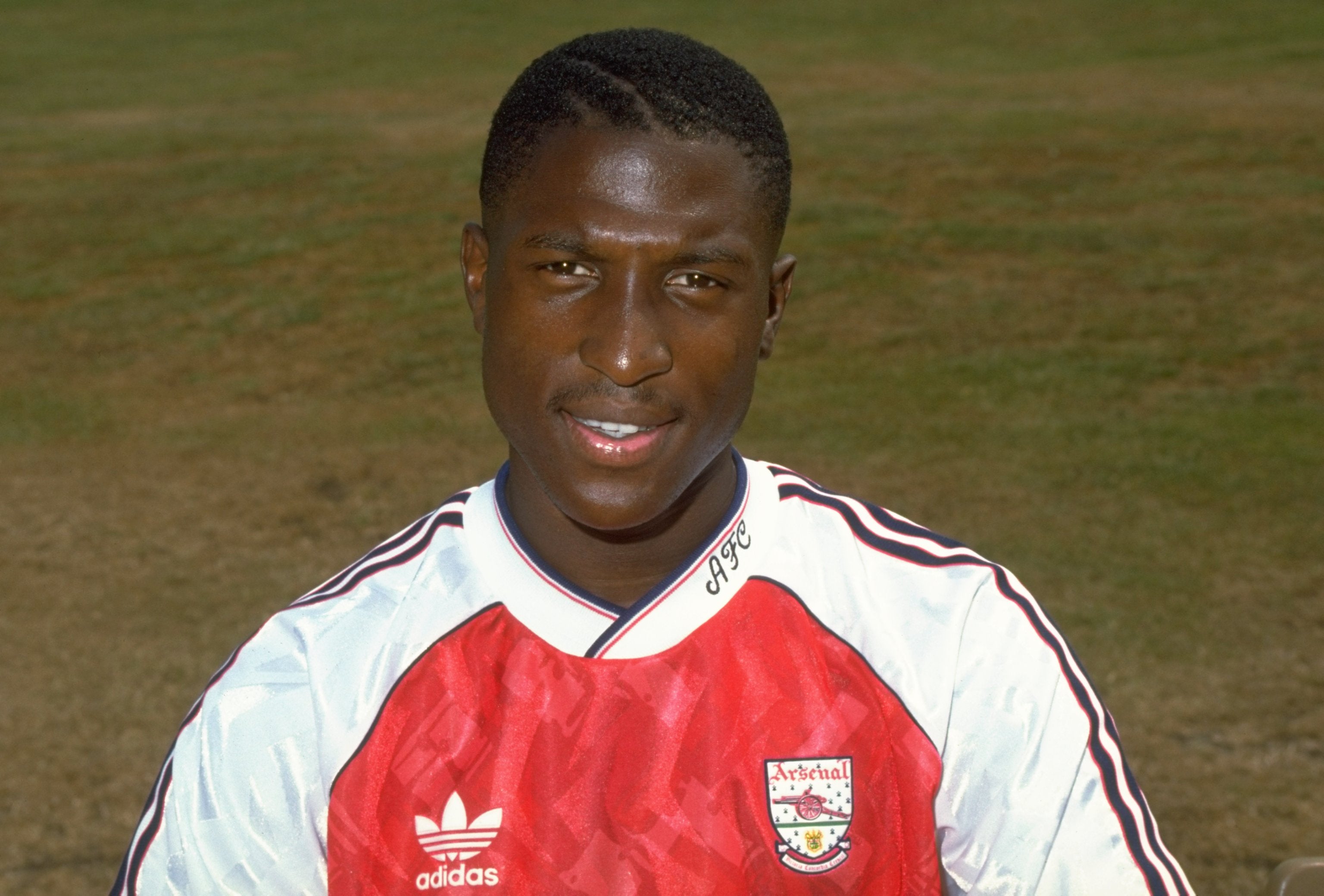 Kevin Campbell of Arsenal in 1990