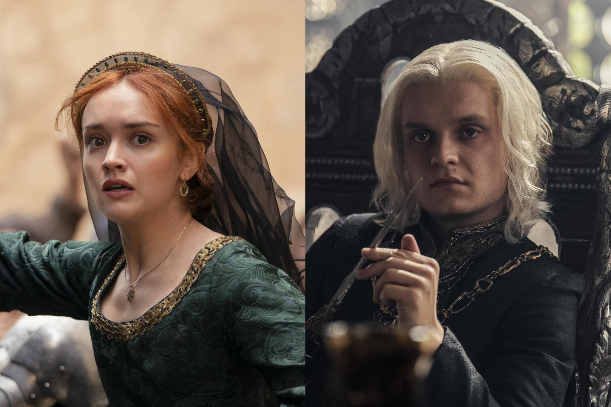 Like mother, like son: Olivia Cooke (30) and Tom Glynn-Carney (29) in House of the Dragon
