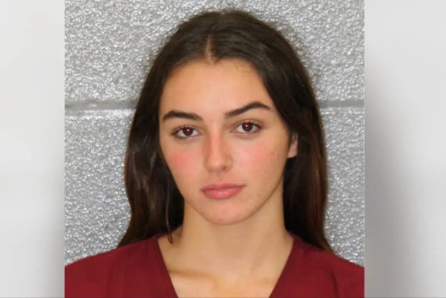 <p>The teenage daughter of actress Angie Harmon, Avery Sehorn (pictured), has been arrested following an incident in Charlotte, North Carolina</p>